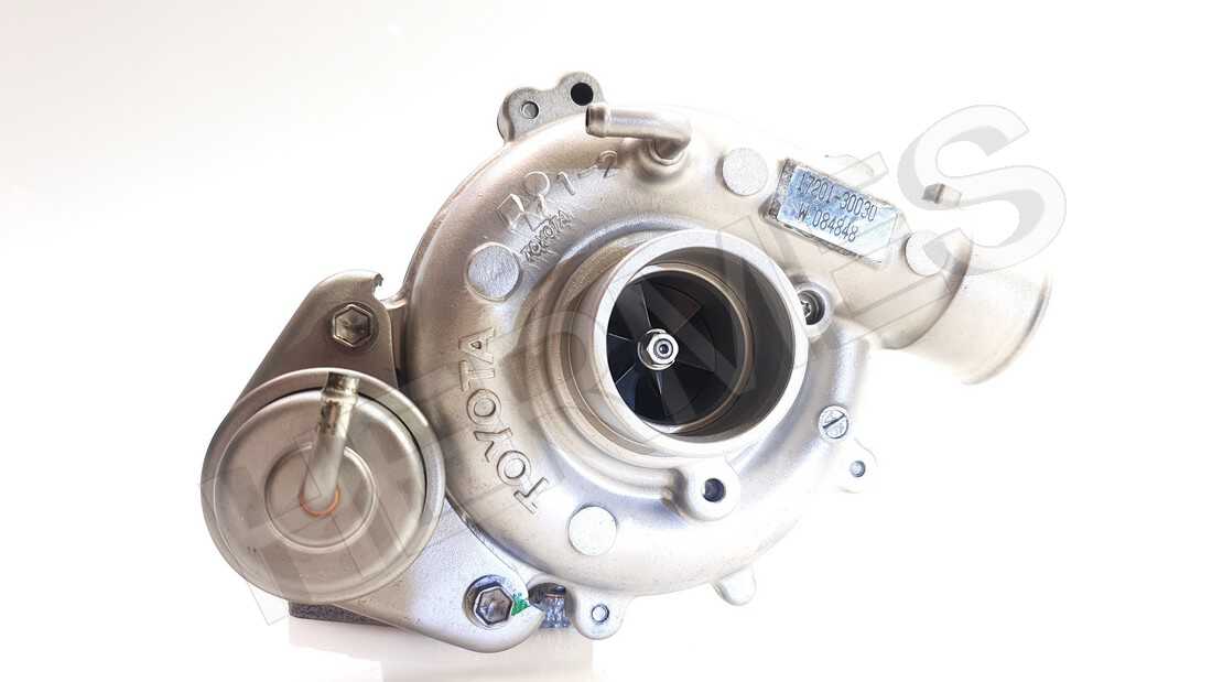 Turbo 17201-30030 Toyota Hiace Hilux H100 2.5 D-4D 102HK 2KD-FTV - Bilde 6