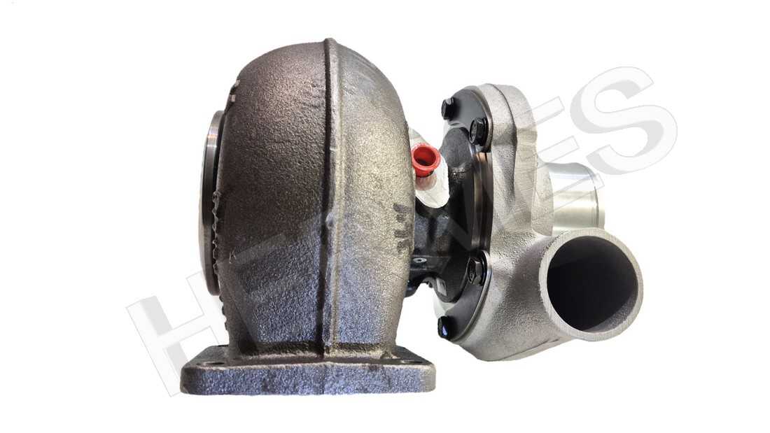 Turbo 177268 BorgWarner AirWerks S200SX 2.5–5.0L 220–580HK T4 Twin Scroll A/R 1.22 - Bilde 2
