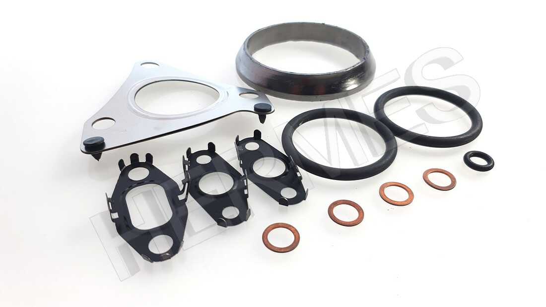 Pakning turbo 10009880007 Mercedes 2.2 CDI BiTurbo OM651 Sprinter Klasa C E GLK sett